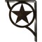Ekena Millwork Austin Wrought Iron Bracket, (Triple center brace), Antiqued Warm Silver 2"W x 5 1/2"D x 8"H BKTM02X05X08TAUAWS - alternate 6